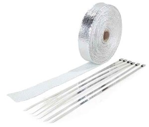 Páska na izoláciu horúcich častí -výfuk 1,5x25mm 10metrovs ALU vrstvou