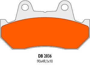 Brzdové obloženie DB2036RDN pre Honda Helix CN 250 Fusion Spazio