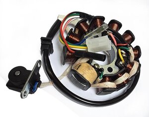 Stator cievka zapaľovacia pre Adams 11cievok 88mm GY6 Stator cievka zapaľovacia pre Adams 11cievok 88mm GY6