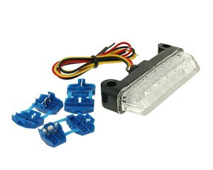 Zadné svetlo LED číra univerzal E homogizáciou 78x16mm