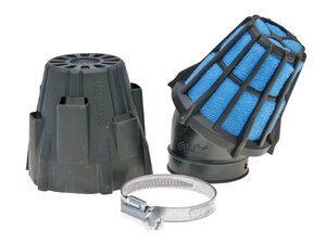 Vzduchový filter 46mm zahnutý zakrytý Polini