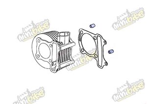 Vymedzovacie púzdro na motor GY6 125/150 9x10x16mm - 2ks