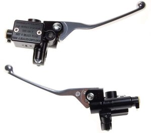 Brzdová pumpa pravá s držiakom spätného zrkadla M8 Piaggio FLY125