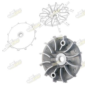 Poloremenica variátora Kymco 125cc až 200cc Agility, Like, Super8, People