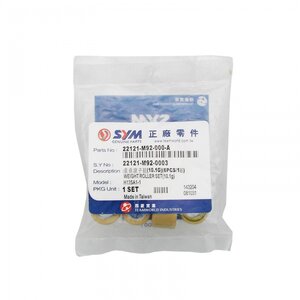 Valčeky 18x14 9,6g aj pre SYM Joyride 125 Valčeky 18x14 9,6g aj pre SYM Joyride 125