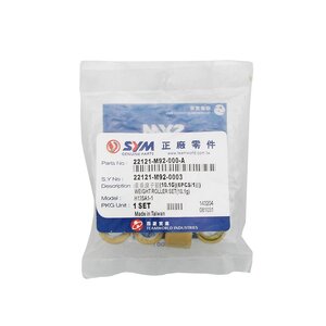 Valčeky variátora - 18x14 - 10,1g 6 kusov Originál SYM