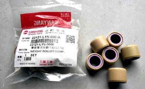 Valčeky variátora - 20x15 - 12,5g 6 kusov Originál SYM