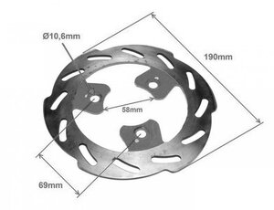Brzdový kotúč CPI Aragon 190mm