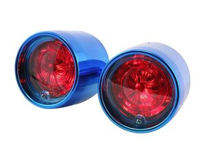 Zadné svetlo Lexus style pre skúter Aprilia SR 50 modré