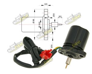 Elektrický sytič pre 2-taktné karburátory CPI, Keeway a iné