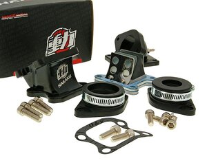 Príruba karburátora V.2 pre skútre Honda, Peugeot, Kymco stojatý