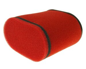 Vzduchový filter Double Layer Racing - oval červený