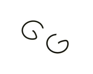 Poistný krúžok piestneho čapu 12mm clip pin
