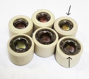 Valčeky 15x12mm variatora 7,7g  DL59 Valčeky 15x12mm variatora 7,7g  DL59