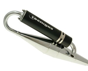 Výfuk Tecnigas Next-R Chrom pre Minarelli ležatý