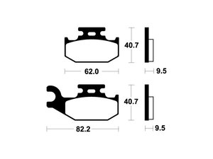 Brzdové obloženie SBS 767SI