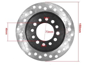 Brzdový kotúč ATV110 ATV125 168mm Brzdový kotúč ATV110 ATV125 168mm