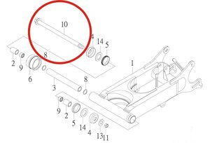 Skrutka do kyvky 94610-15280-B Skrutka do kyvky 94610-15280-B