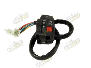 Prepínač pre ATV smerovky, klaksón a svetlá