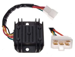 Regulátor dobíjania pre skútre a štvorkolky 5kontakt veľký konektor