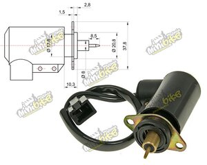 Elektrický sytič Naraku pre karburátory Mikuni, CPI, Keeway