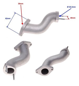 Príruba karburátora príruba pre motory CG200 a CG250 Príruba karburátora príruba pre motory CG200 a CG250