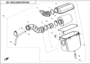 Vzduchový filter pre CFmoto x550 0800-112000