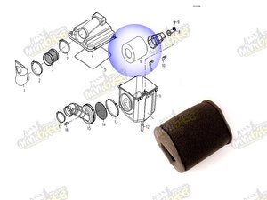 Vzduchový filter pre štvorkolky CF500 0180-112001