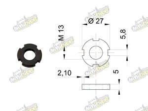 Matica na spojku 110-150ccm M13x1 Matica na spojku 110-150ccm M13x1