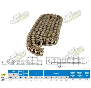 Reťaz 46článková pre vodnú pumpu SMC Jumbo