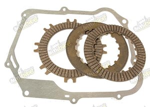 Spojkové lamely poloautomat+spiatočka pre ATV110/125 s tesnením