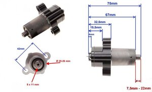 Šponovák rozvodovej reťaze Shineray XY300STE