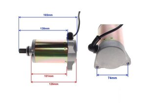 Štartér pre Shineray XY300STE TKA300E-A 9zubový