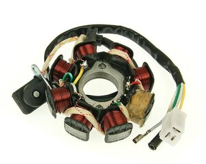 Stator cievka zapalovacia pre skútre GY6 50 139QMB/QMA stator 88mm Stator cievka zapalovacia pre skútre GY6 50 139QMB/QMA stator 88mm