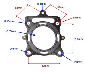 Tesneie pod hlavu a valec ATV200 LC