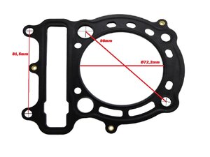Tesnenie pod hlavu pre Linhai 72mm 260, 300 Tesnenie pod hlavu pre Linhai 72mm 260, 300