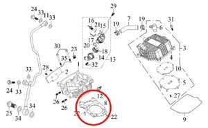 Tesnenie pod hlavu pre SMC/Jumbo 300 11181-JOE-00