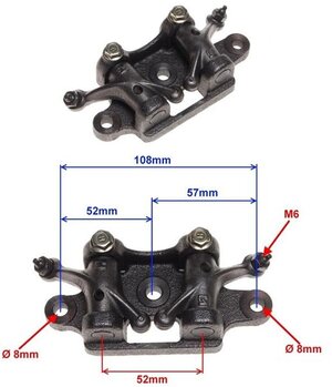 Vahadlá pre motor Shineray ATV250 ST-9E