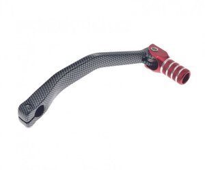 Radiaca páka Alu Suzuki LTZ400 03-12 RED-CARBON LOOK