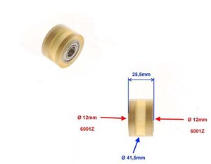 Koliesko reťaze 41mm 12mm vnútorný otvor XY250ST-9e