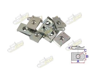 Matica plechová pod plast pre skrutku M5 1ks Matica plechová pod plast pre skrutku M5 1ks