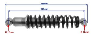 Tlmič 330mm zadný aj pre ATV Shineray 250STXE
