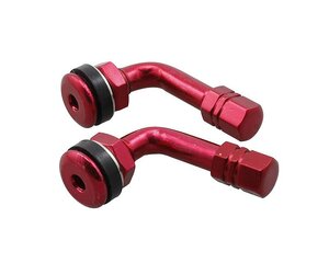 Ventil na disk skrutkovací [90°] - červený PVR70