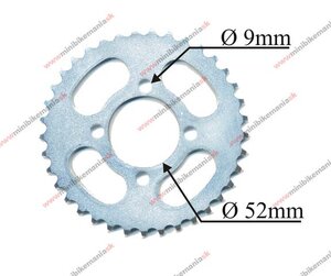 Rozeta 37z na 420 reťaz pre ATV a pitbike110/125