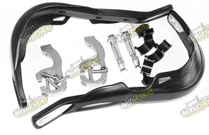 Blastre ochrana riadidiel hliníková výstuha 22/28mm čierne