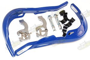 Blastre ochrana riadidiel hliníková výstuha 22/28mm modré