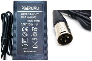 Nabíjačka 36V 2A e-bike pre kyselinové akumulátory max42V veľký konektor