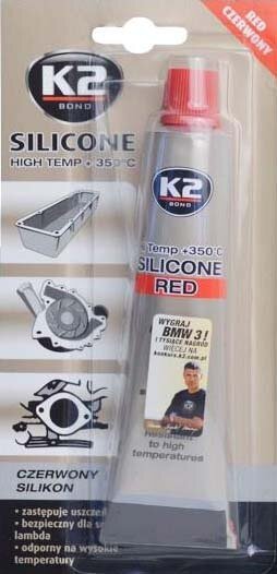 Tesniaci silikón K2 do 350°C 85g Tesniaci silikón K2 do 350°C 85g