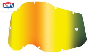 Sklo 100% zrkadlové zlaté Anti-Fog lens Acurri2 Strata2