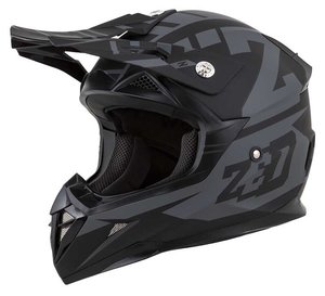 Prilba detska X1,9D ZED šedá matná/ čierna L